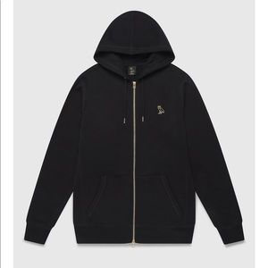OVO essentials zip up black large